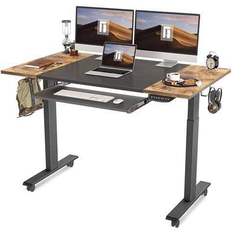 rustic brown standing desk